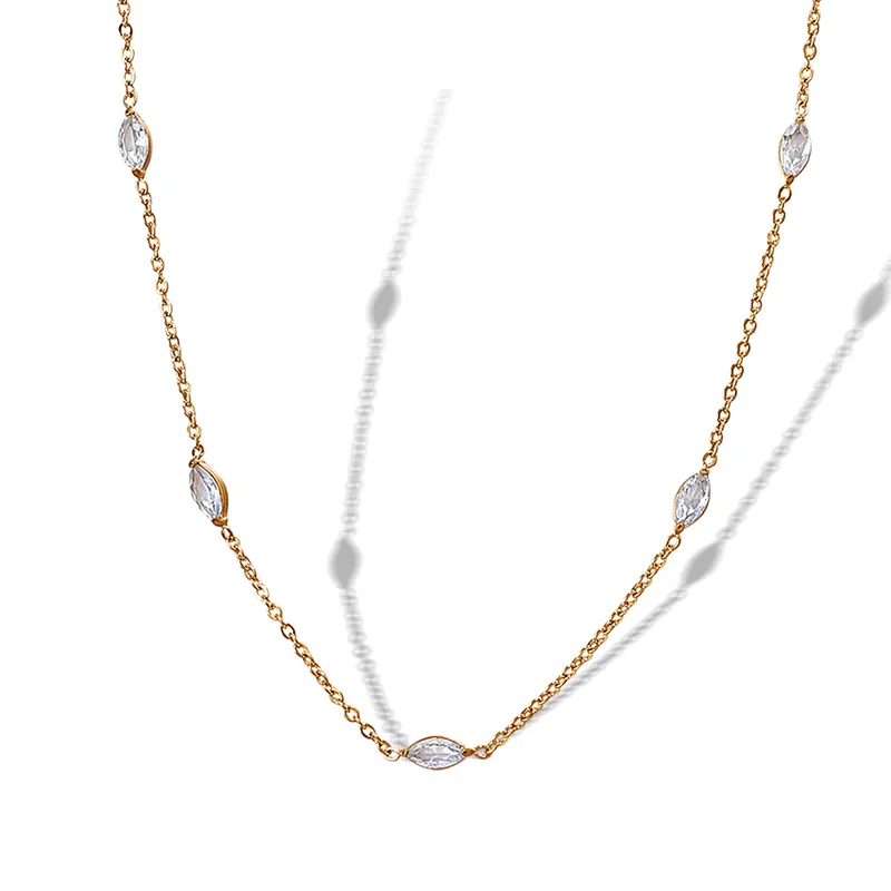 Celestia Crystal Link Necklace